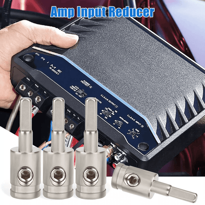 4PCS 4 Gauge To 8 Gauge Amp Input Reducer Power Wire Reducer Adapter For Car Audio Subwoofer Amplfi 3