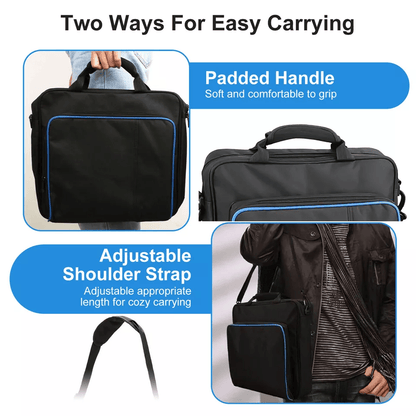 Carrying Case For PS4 Slim Console Travel Storage Bag For Accessories Shoulder Handbag 3