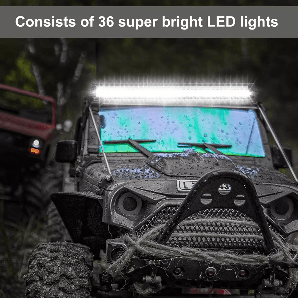 LED Super Bright Light Bar Roof Lamp For Crawler Car Scale Durable PlugandPlay Lighting Accessory F 4