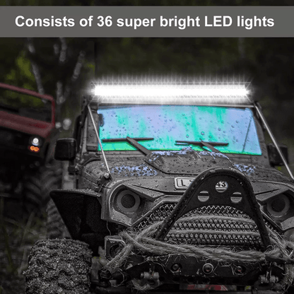 LED Super Bright Light Bar Roof Lamp For Crawler Car Scale Durable PlugandPlay Lighting Accessory F 4