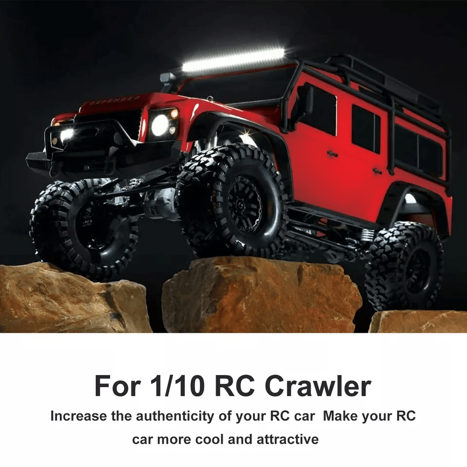 LED Super Bright Light Bar Roof Lamp For Crawler Car Scale Durable PlugandPlay Lighting Accessory F 3