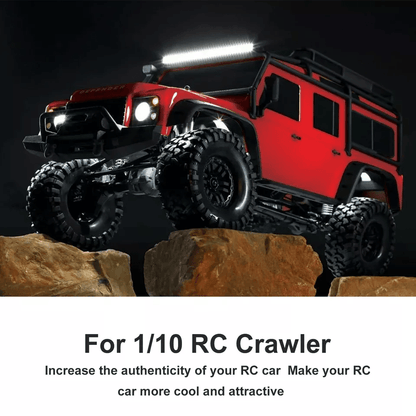LED Super Bright Light Bar Roof Lamp For Crawler Car Scale Durable PlugandPlay Lighting Accessory F 3