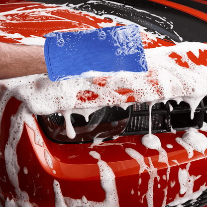 Microfiber Car Wash Gloves Clay Towel Mitt Detailing Cleaning Cloth Rag 3