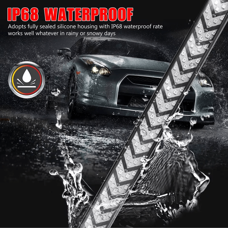 Truck Tailgate LED Light Bar Brake Reverse Turn Signal Stop Tail Strip Waterproof Strip For Pickup  4