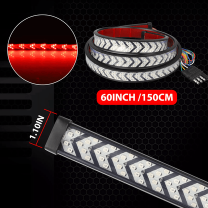 Truck Tailgate LED Light Bar Brake Reverse Turn Signal Stop Tail Strip Waterproof Strip For Pickup  5