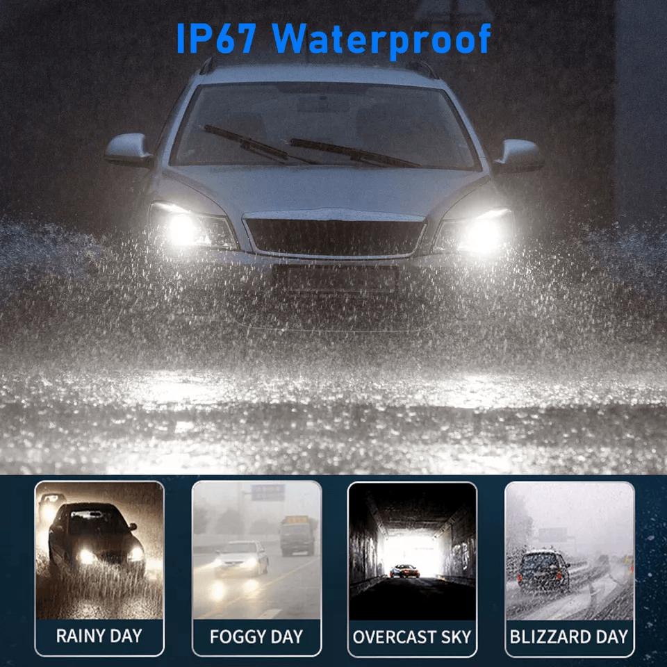 LED DRL Bulbs Fog Driving Light Conversion Kit Super Bright White H7 LED Waterproof Plug  Play 2