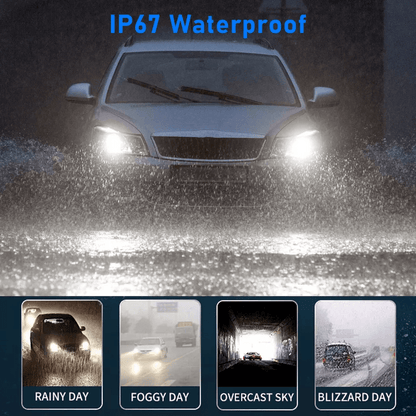 LED DRL Bulbs Fog Driving Light Conversion Kit Super Bright White H7 LED Waterproof Plug  Play 2