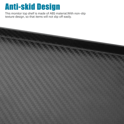 Adjustable TV Computer Screen Caddy Top Shelf Desktop Stand Storage Rack Holder Cable Box Router An 4