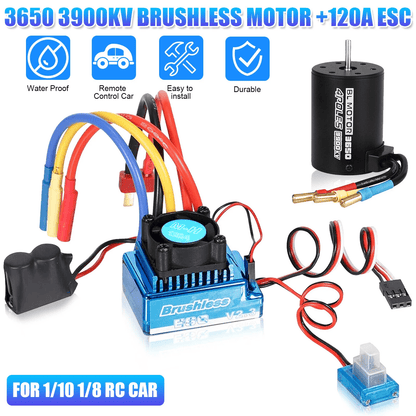 High-Performance Brushless Motor ESC Combo Set for RC Car Truck Ideal for Speed & Control