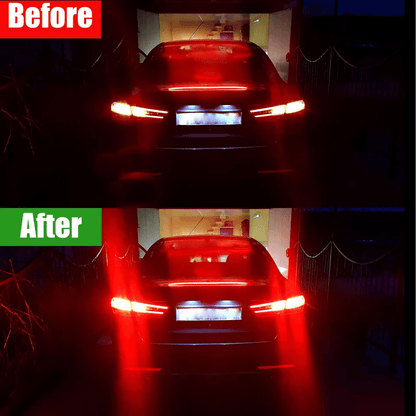 LED Strobe Flashing Brake Tail Stop Lights Red Safety Alert Bulbs 2