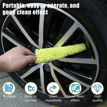 Premium Car Detailing Cleaning Brush Kit Tire Rim Washing Scrub  Wheel Cleaner Tool For Cars Bikes  3