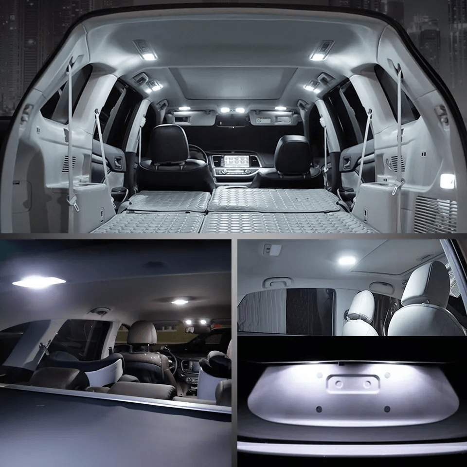 LED Bulbs White 24 SMD Side Marker License Plate Interior Lights 3