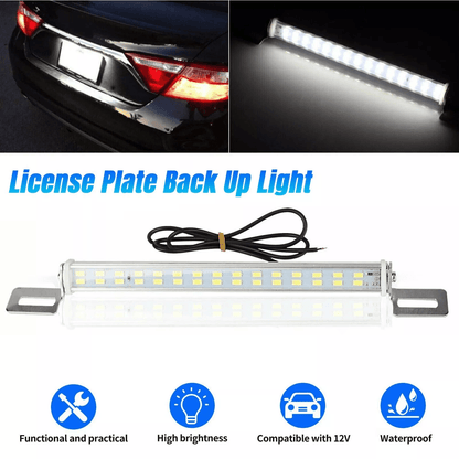 Universal LED License Plate Light 6000K White, Backup Lamp for Car SUV Truck RV