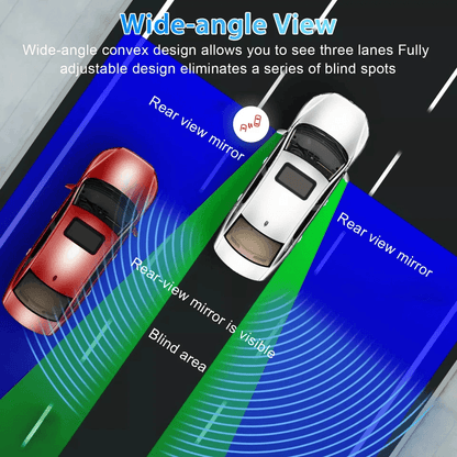 360 Blind Spot Mirror Convex Rear Side View Wide Angle For Car SUV Truck 3