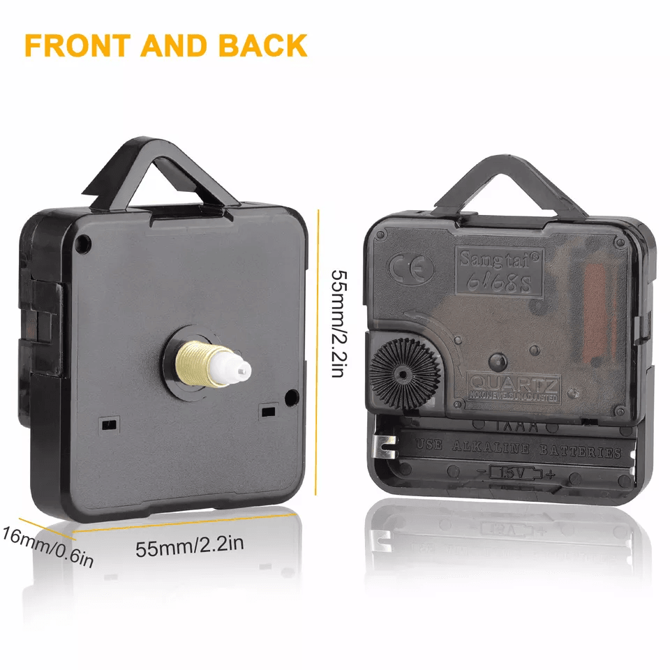 DIY Silent Wall Quartz Clock Movement Mechanism Repair Kit Replacement Tool Set 5