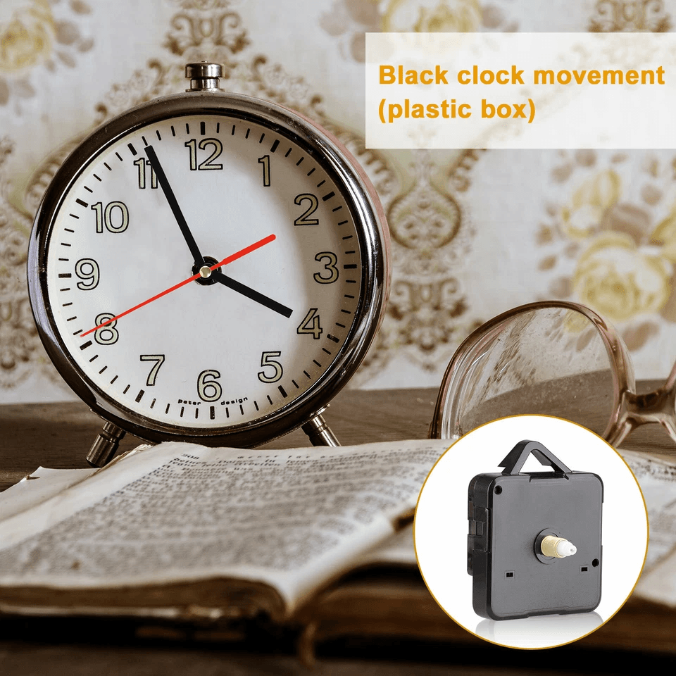 DIY Silent Wall Quartz Clock Movement Mechanism Repair Kit Replacement Tool Set 1
