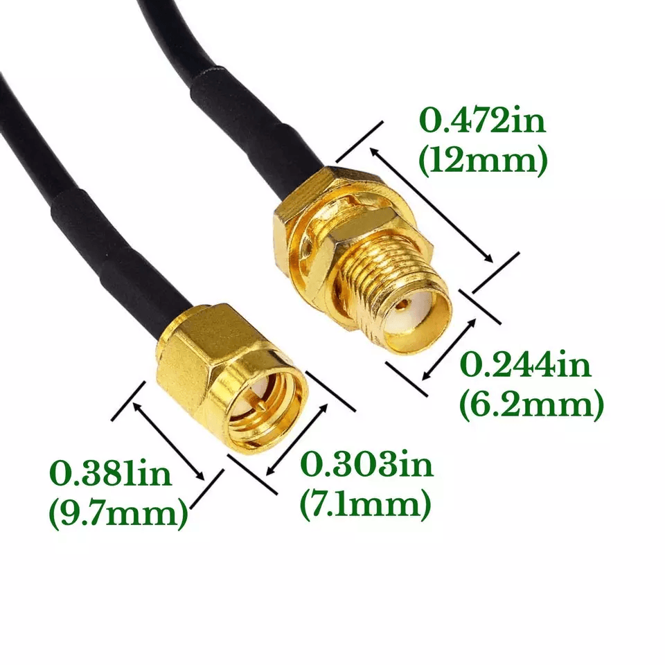WiFi Antenna SMA Extension Cable Coaxial Cord For Wireless Router  Network Antennas 4