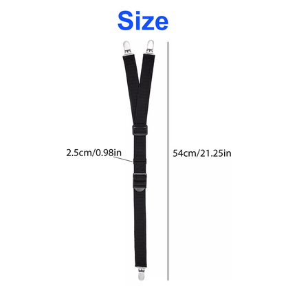 Adjustable Shirt Stays YStyle Elastic Garters Holders NonSlip Suspender For Mens Dress Shirts And U 5