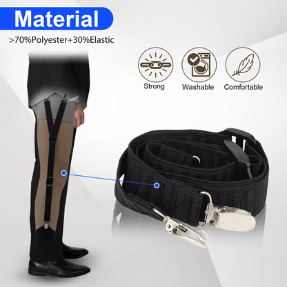 Adjustable Shirt Stays YStyle Elastic Garters Holders NonSlip Suspender For Mens Dress Shirts And U 3