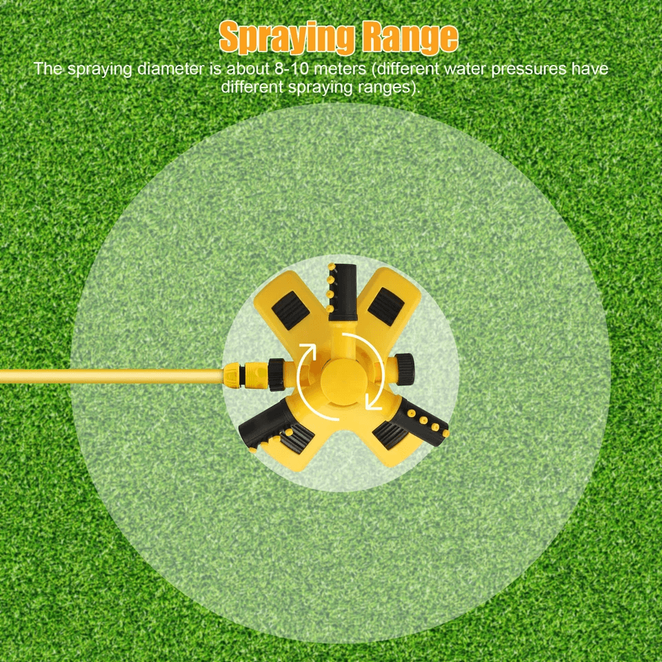 Grass Watering Irrigation System Garden Lawn Sprinkler Auto Spray For Patio And Yard Care 4
