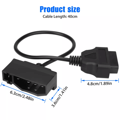 7 Pin To 16 Pin Converter Adapter Cable Code Reader Scanner For Ford 4