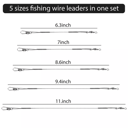 Stainless Steel Fishing Line Trace Lure Leader Wire Durable AbrasionResistant And WeedResistant Fis 7