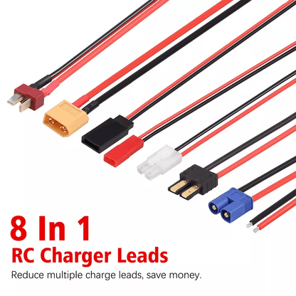 8-in-1 RC Lipo Battery Charger Adapter Cable Octopus Splitter for XT60
