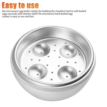 Microwave Egg Boiler Cooker For 4 Eggs Detachable Shell Steamer Pod Easy Hard Or Soft Boiled Eggs M 5