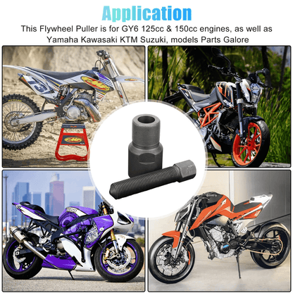 Motorcycle Flywheel Magneto Stator Puller Set 27mm 28mm 16mm  Fits Yamaha Kawasaki GY6 125cc 150cc  3