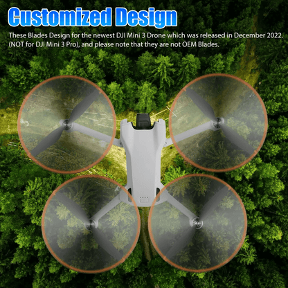 Upgraded LowNoise Props  Wings For DJI Mini Drone Durable Replacement Blades Compatible Accessories 2