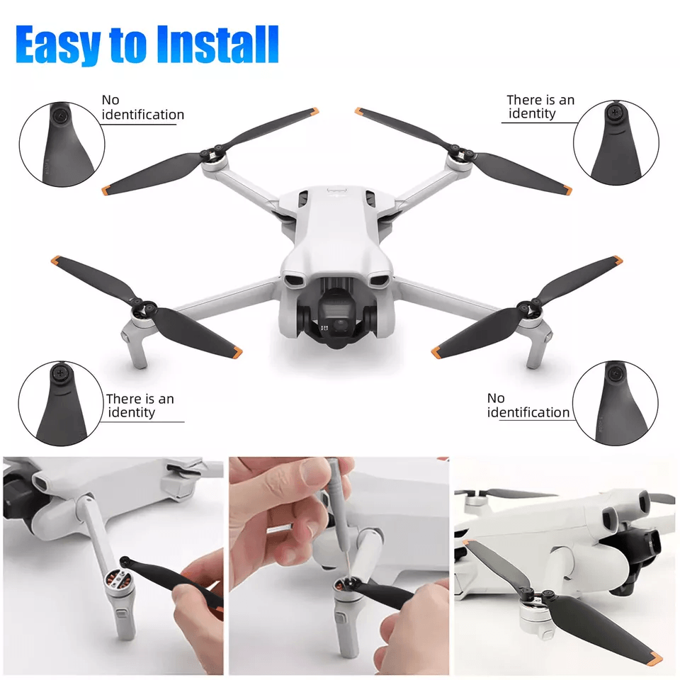 Upgraded LowNoise Props  Wings For DJI Mini Drone Durable Replacement Blades Compatible Accessories 5