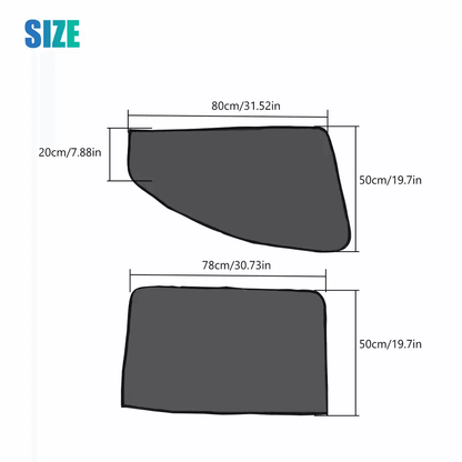 Car Side Window Sun Shade Visor Mesh Cover UV Block Shield Screen For Baby Pet Travel 6