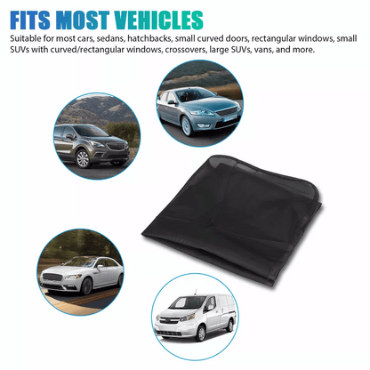 Car Side Window Sun Shade Visor Mesh Cover UV Block Shield Screen For Baby Pet Travel 4