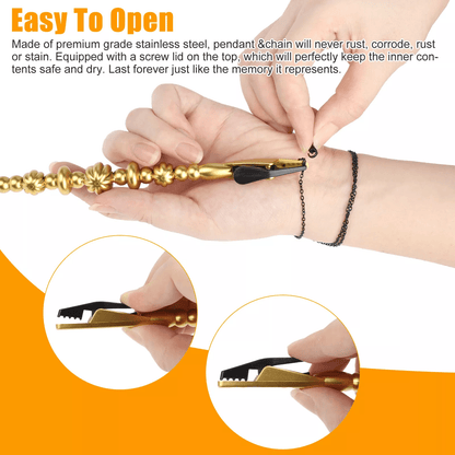 2X Bracelet Wearing Helper Stick Tool Long Clamp Chain Fastener Clip Plastic Hand Chain Aid For One 2