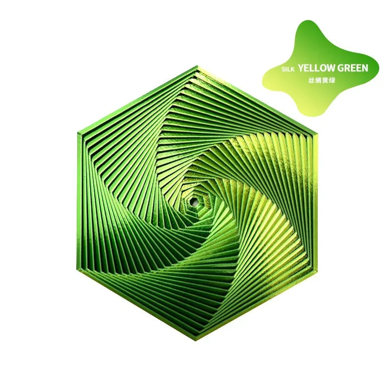 3D Printed Fractal Fidget Hexagon 7cm Portable Anti Stress Toy Sensory Play  Visual Relaxation Gift 7