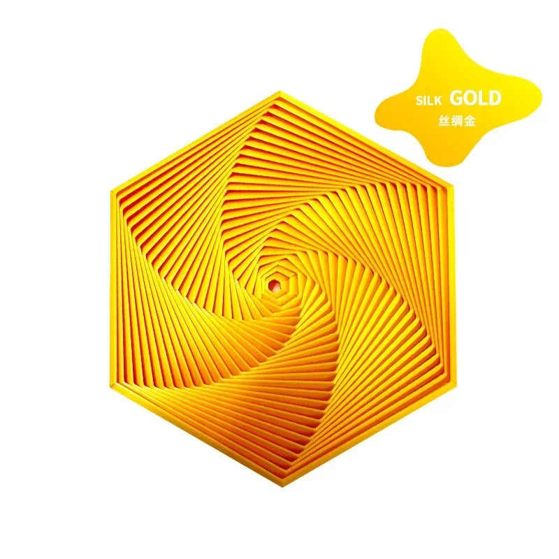 3D Printed Fractal Fidget Hexagon 7cm Portable Anti Stress Toy Sensory Play  Visual Relaxation Gift 10