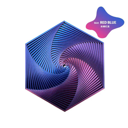 3D Printed Fractal Fidget Hexagon 7cm Portable Anti Stress Toy Sensory Play  Visual Relaxation Gift 11