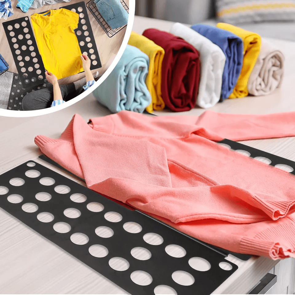 Clothes Fast Folder Folding Board For Laundry Adjustable TShirt Flip Organizer Tool 1