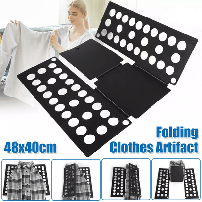 Clothes Fast Folder Folding Board for Laundry, Adjustable T-Shirt Flip Organizer Tool