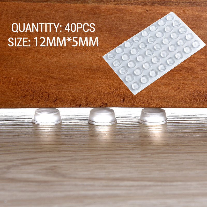 Heavy Duty Silicone Rubber Pad  SelfAdhesive Door Stops Cabinet Bumpers  Furniture Cushion Dampers 5