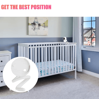 Crib Camera Shelf Mount For Infant Optics DXR8  Pro Secure Baby Monitor Holder 2