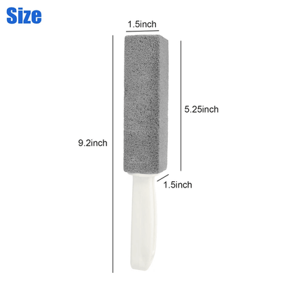 Heavy Duty Pumice Stone Toilet Cleaner With Handle Stain Remover Scouring Tool 6