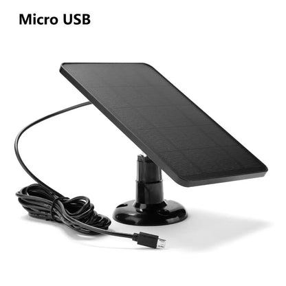 6V Solar Panel With Micro USB Waterproof Outdoor Solar Charger For Security Cameras  Small Home Lig 9