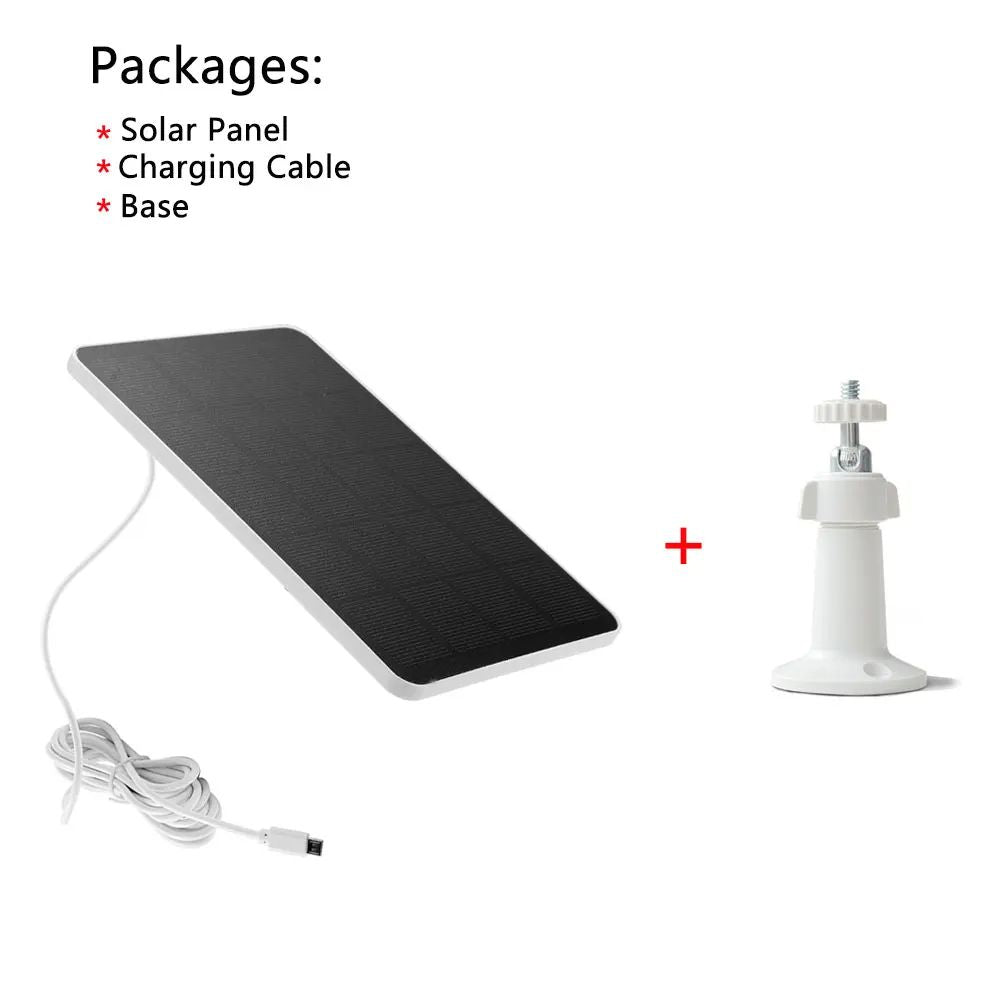 6V Solar Panel With Micro USB Waterproof Outdoor Solar Charger For Security Cameras  Small Home Lig 7