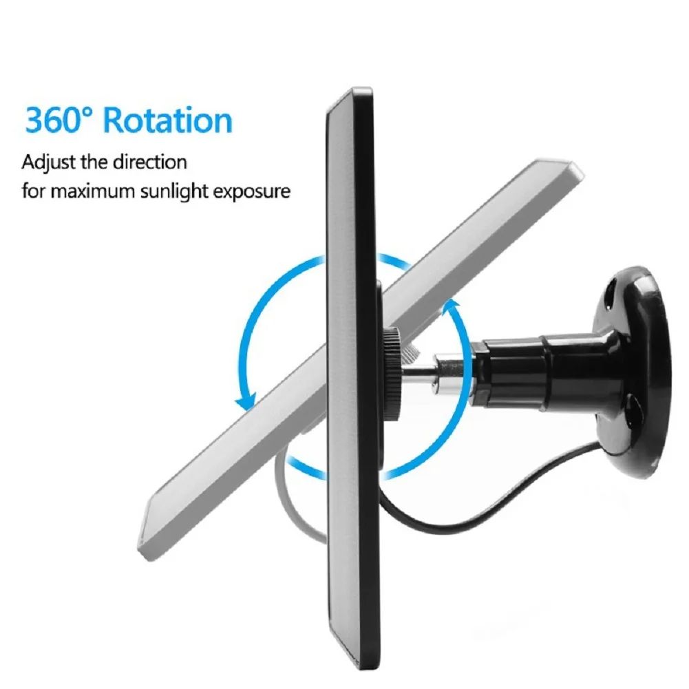 6V Solar Panel With Micro USB Waterproof Outdoor Solar Charger For Security Cameras  Small Home Lig 6
