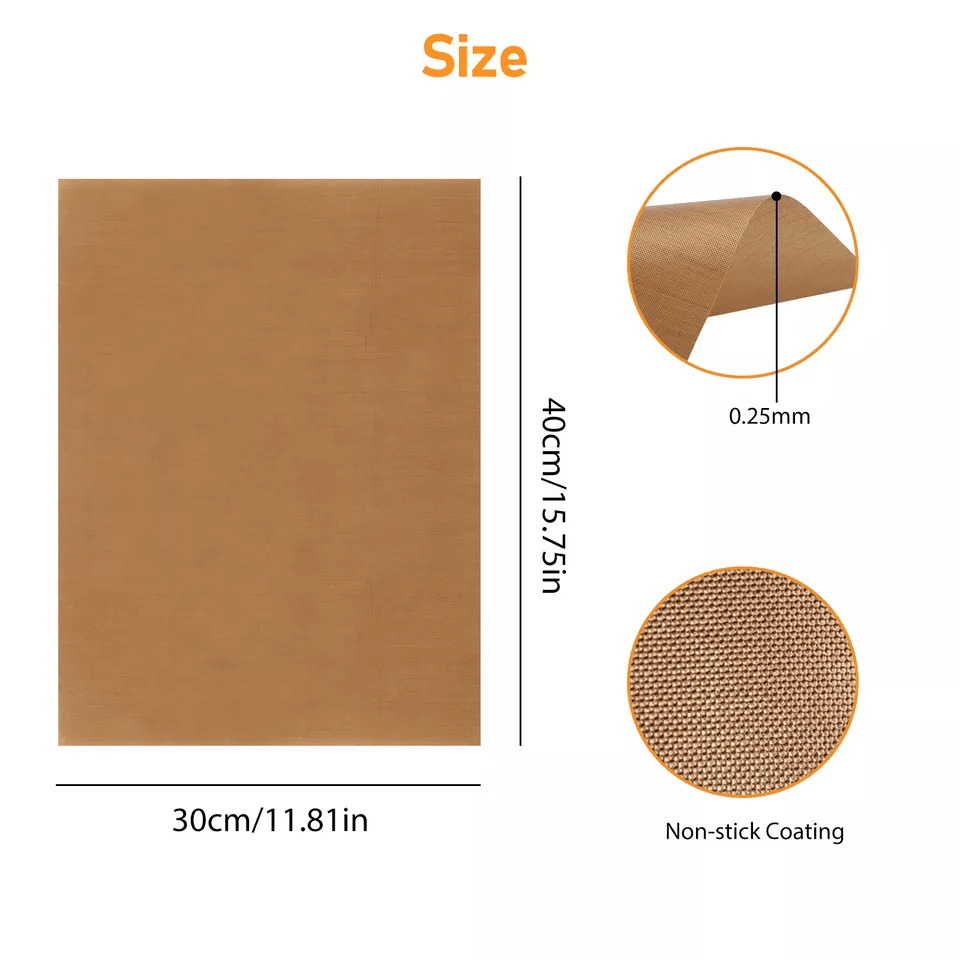 Copper Grill Mats Baking NonStick BBQ Pad Reusable Cooking Oven Sheet Liner For Grills Stoves And O 7