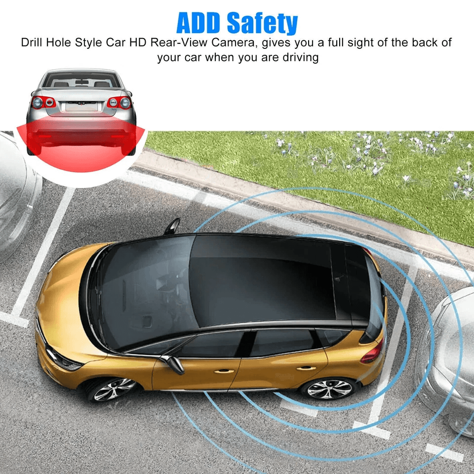 HD Reverse Parking Camera Waterproof Rear View Cam With Night Vision 3