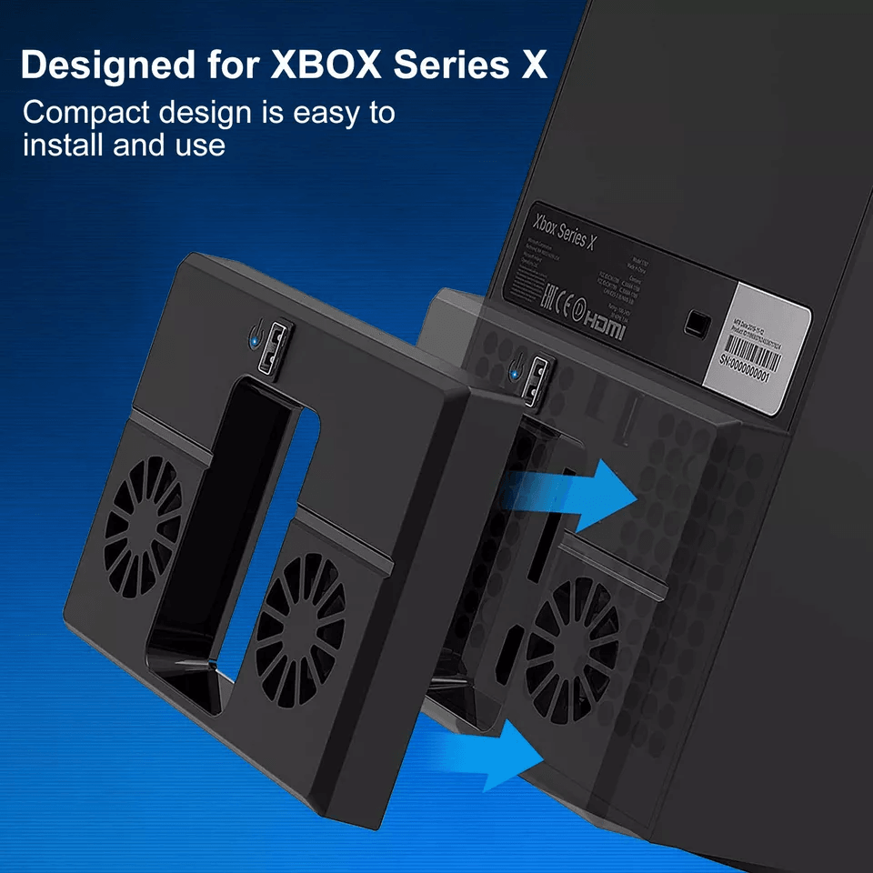 Cooling Fan Stand For Xbox Series X USB External Vertical Cooler With Quiet Airflow  Console Overhe 2
