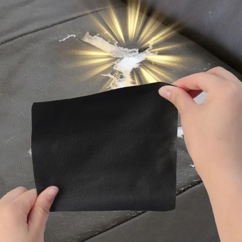 Leather Repair Tape, Self-Adhesive Patch for Sofas, Car Seats & Furniture | Cuttable Refinisher for Home Restaurant Use
