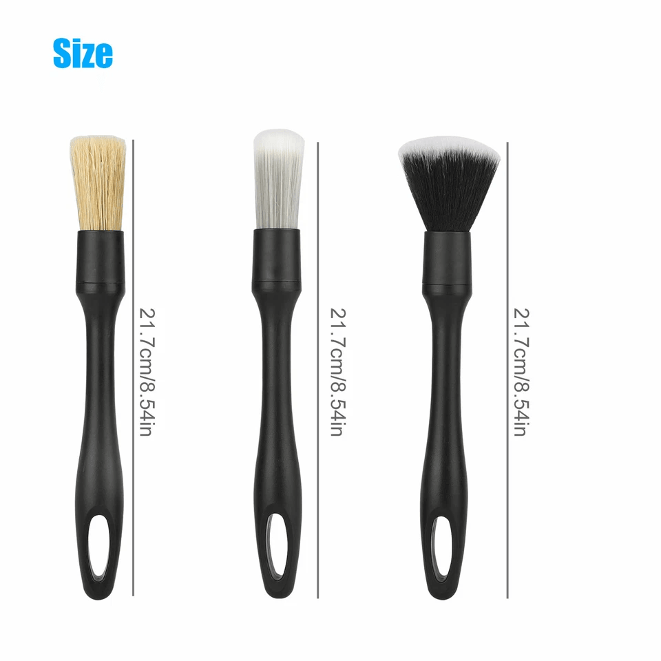 Car Detailing Brush Set Engine Wheel  Interior Cleaning Kit Auto Wash Tools 5